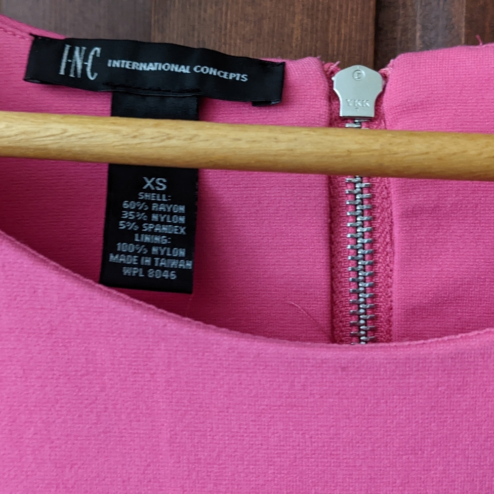 I.N.C International Concepts Hot Pink Dress in XS
